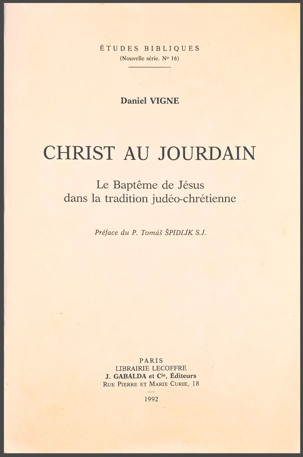 D. Vigne - Christ au Jourdain
