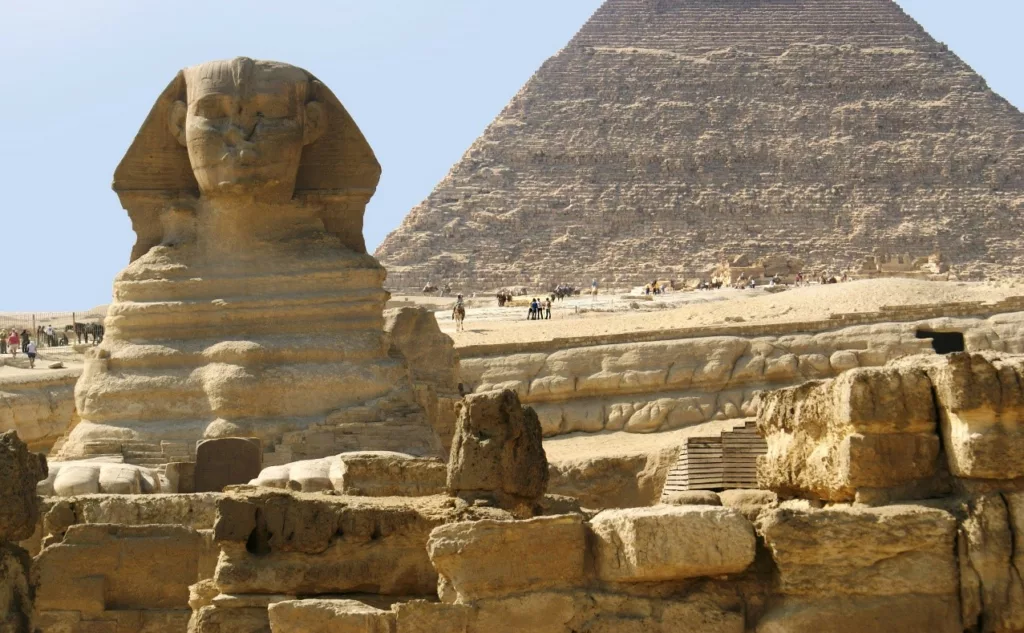 Sphinx et pyramide de Khéops © D.Vigne 2010