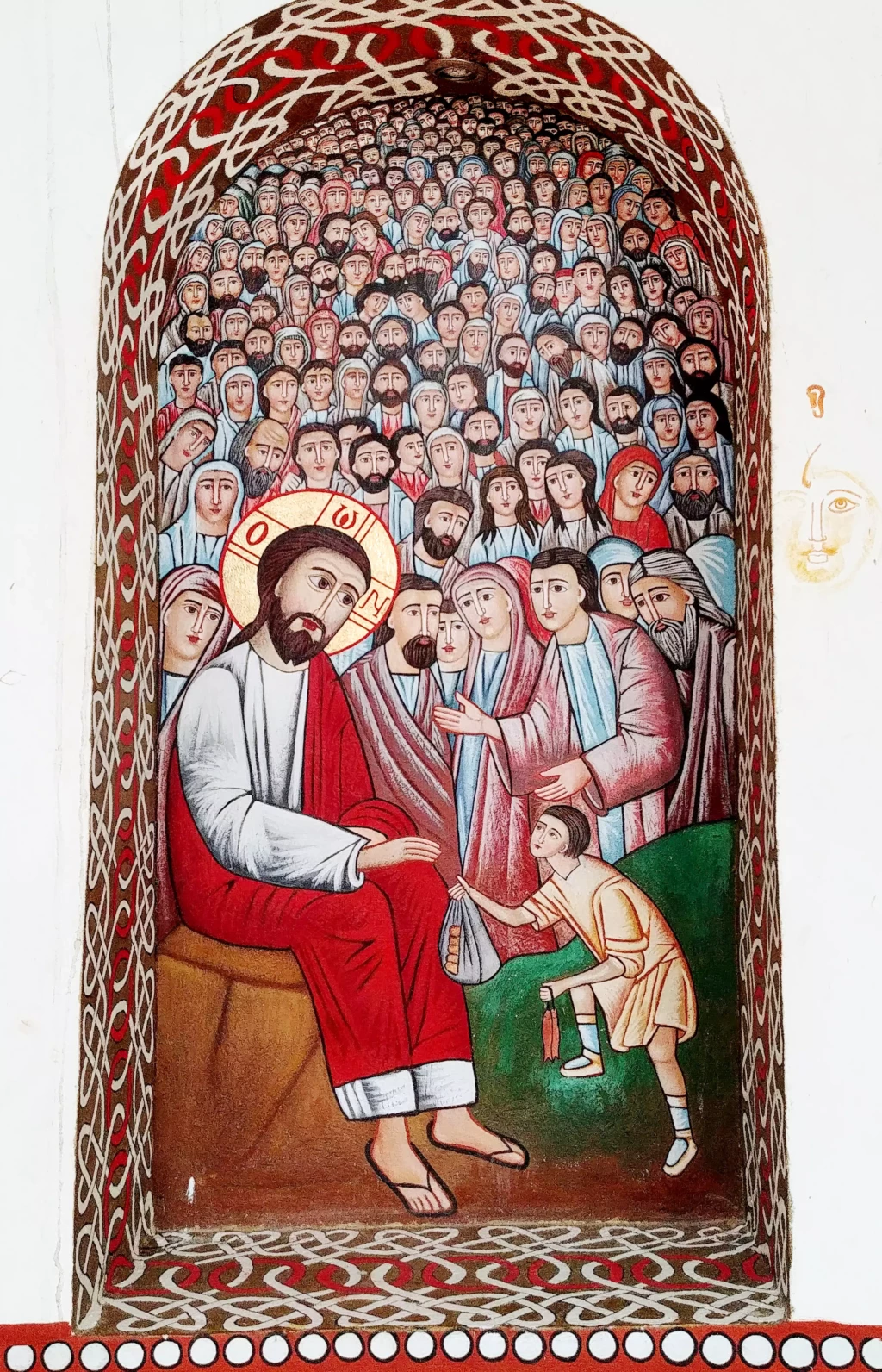 Multiplication des pains, monastère d’Anaphora, Égypte © D.Vigne 2018