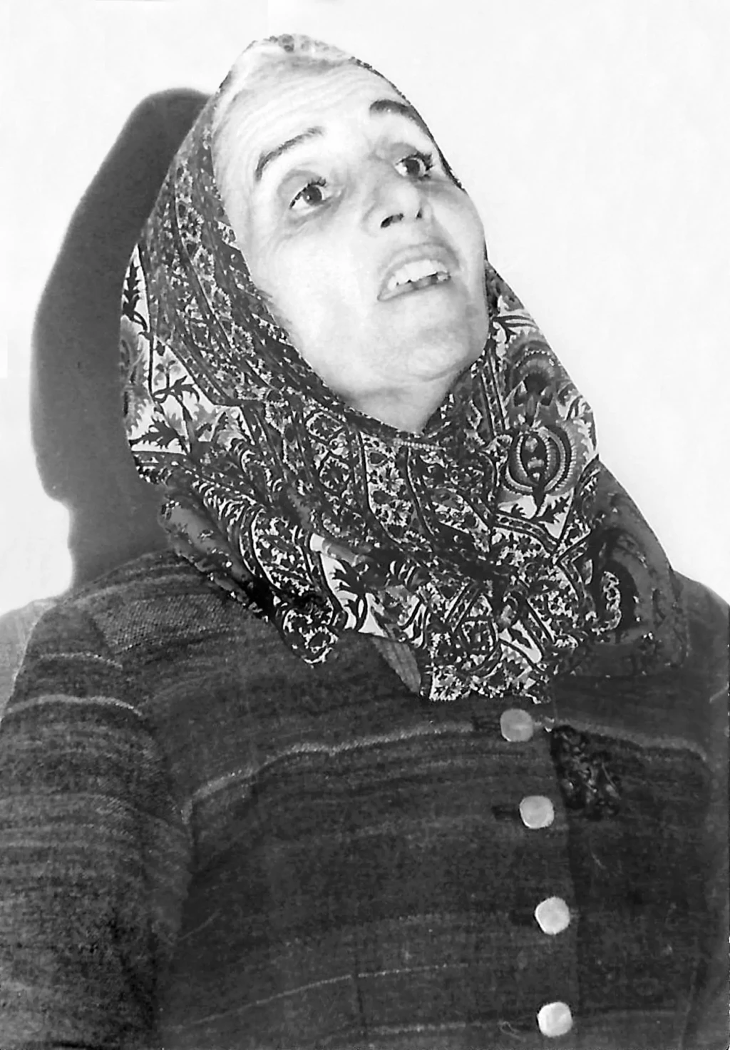 Simone Gébelin (1908-1975), dite Chanterelle, épouse de Lanza del Vasto - photo, vers 1970 © Association des Amis de Lanza del Vasto