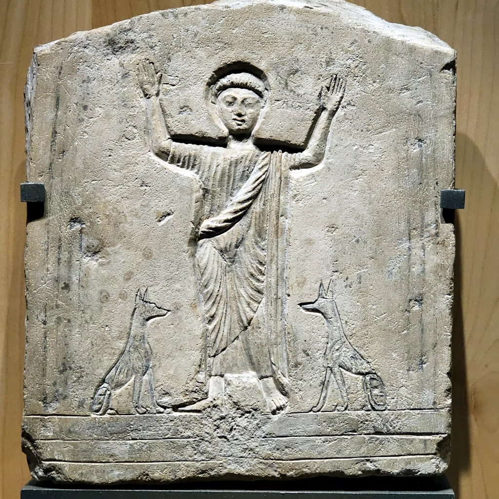 Homme en prière, Musée du Louvre © D.Vigne 2023