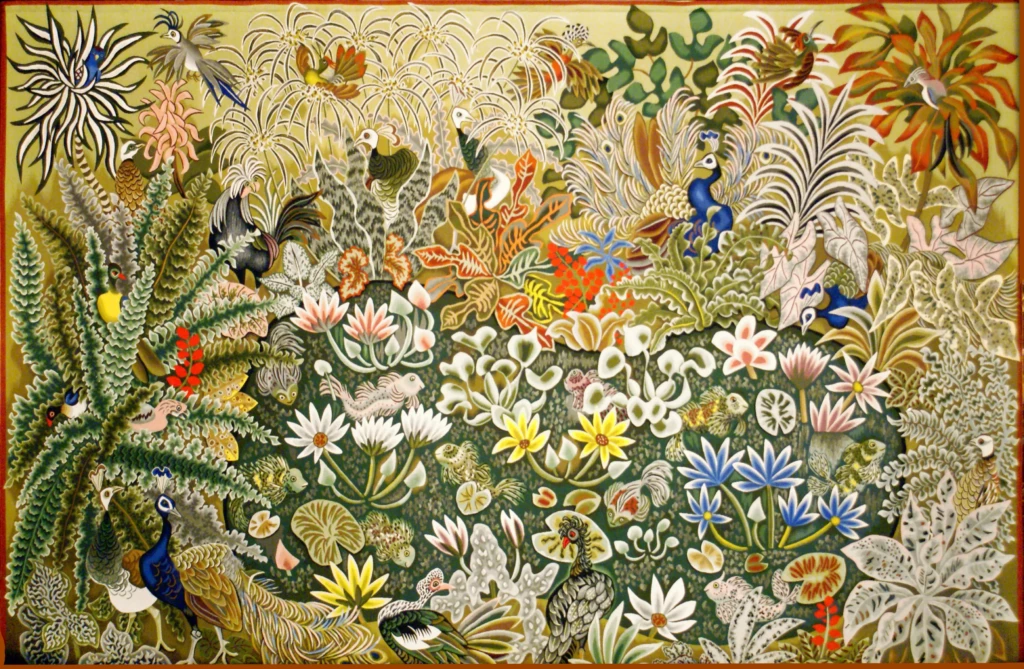 Jardin, tapisserie de Don Robert © D.Vigne 2016