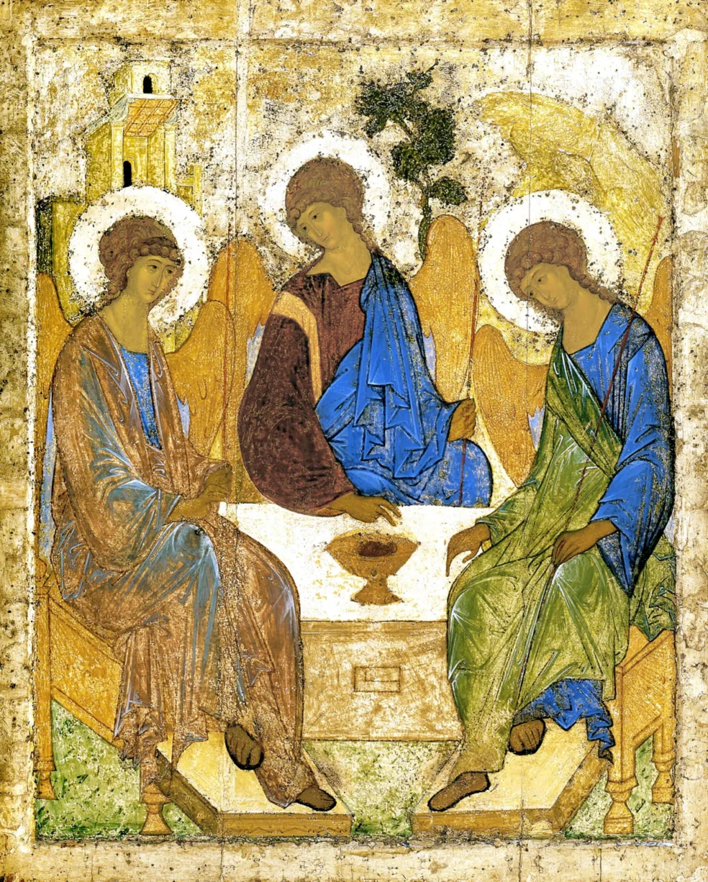 La Sainte Trinité, par Andreï Roublev, 1410