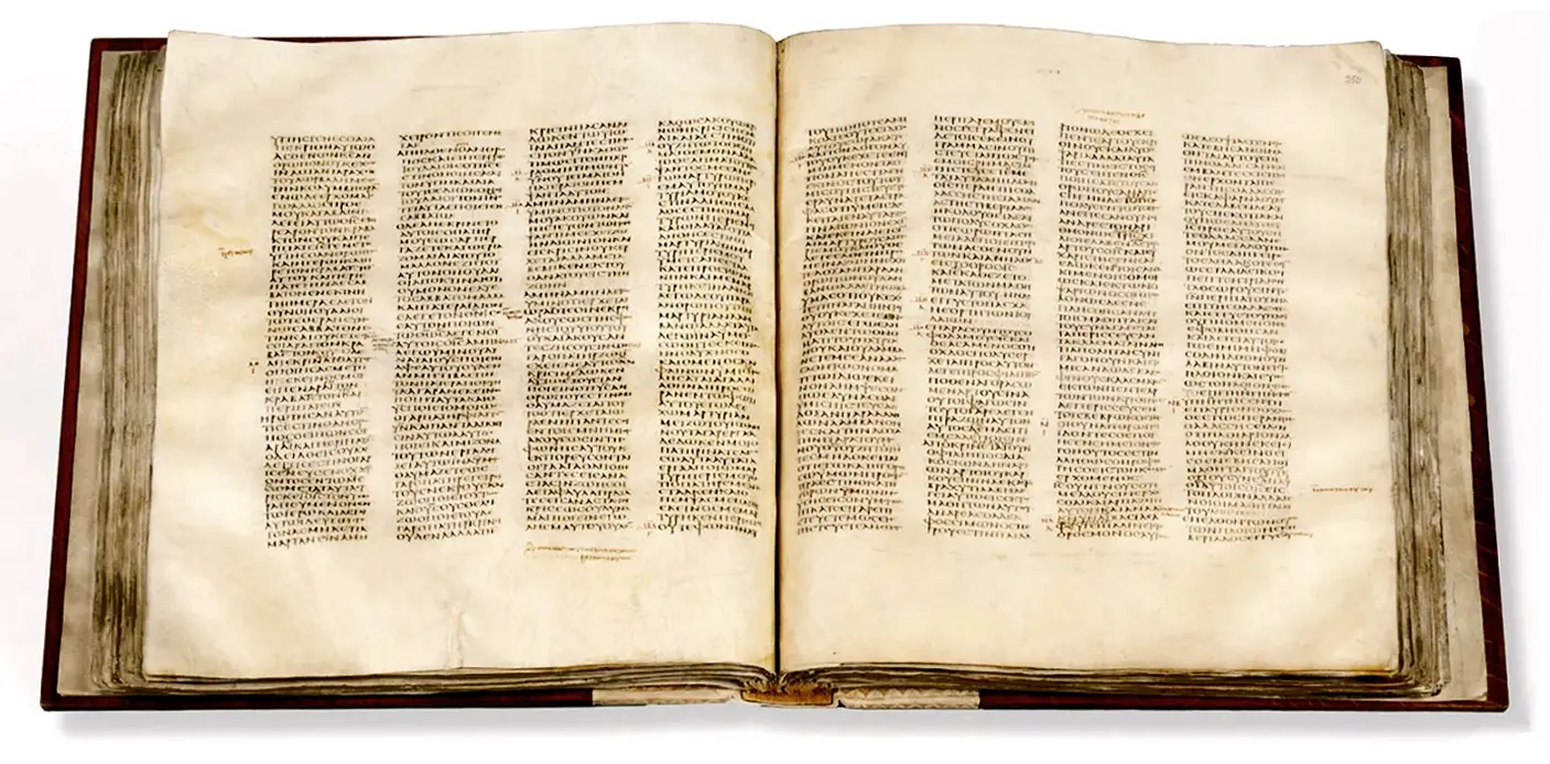 Codex Sinaiticus, monastère Sainte-Catherine-du-Sinaï, IVe s