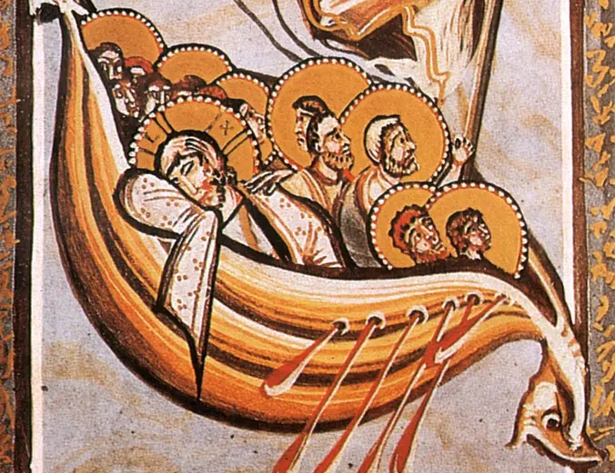 Jésus dans la barque