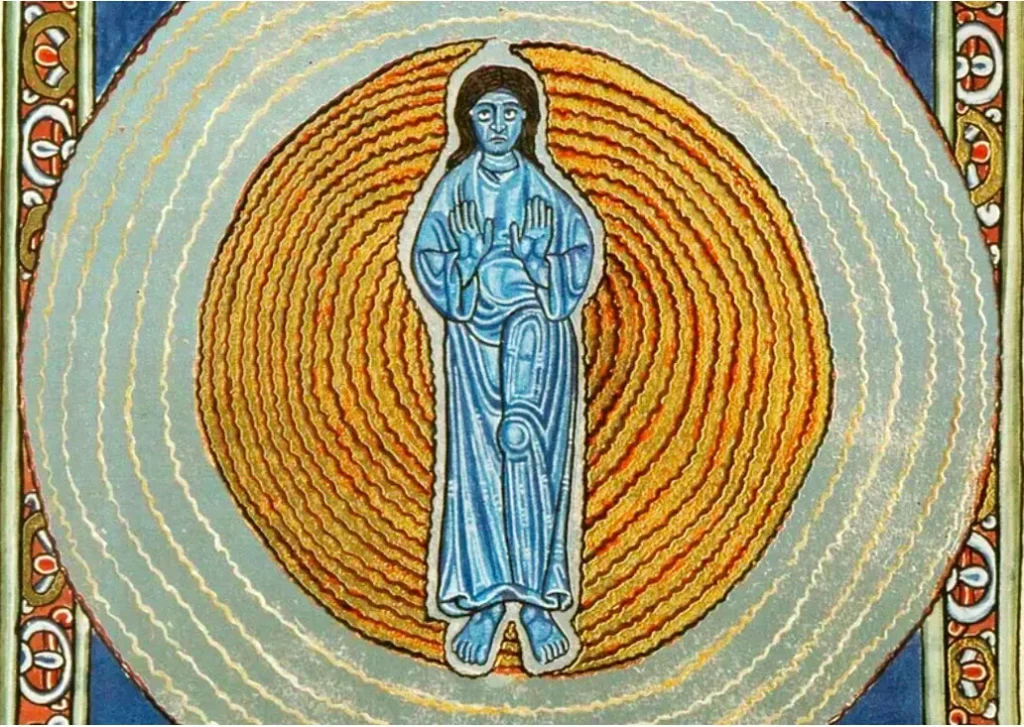 Le mystère divin, par Hildegarde de Bigen, Scivias, XIIe s.