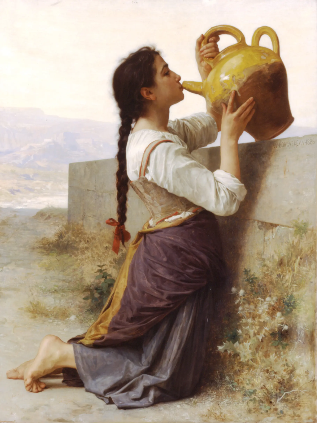 La soif, par William-Adolphe Bouguereau (1886)